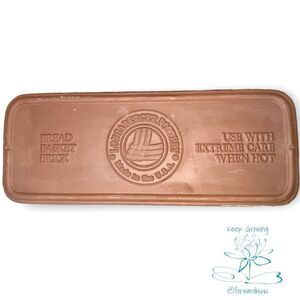 Longaberger Pottery Bread Basket Brick